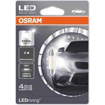 Автолампа OSRAM LED ≜C5W LEDRIVING 6436CW-01B(1шт) Автолампа OSRAM LED ≜C5W LEDRIVING 6436CW-01B(1шт)