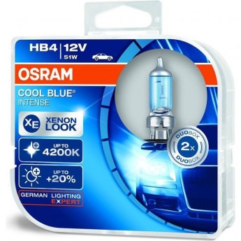 Автолампы OSRAM HB4 COOL BLUE® INTENSE 9006CBI - HCB (2шт) Автолампы OSRAM HB4 COOL BLUE® INTENSE 9006CBI - HCB (2шт)