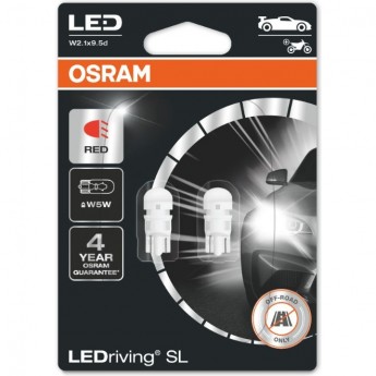 Автолампы OSRAM LED ≠ W5W LEDRIVING SL 2825DRP-02B RED Автолампы OSRAM LED ≠ W5W LEDRIVING SL 2825DRP-02B RED