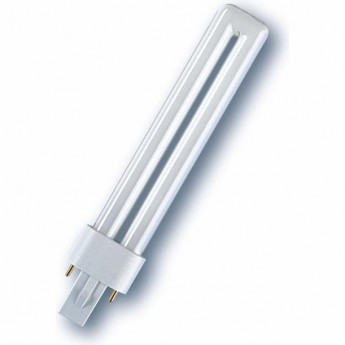 Лампа люминесцентная OSRAM DULUX S 9Вт/827 G2 Лампа люминесцентная OSRAM DULUX S 9Вт/827 G2