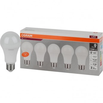 Лампа светодиодная LED OSRAM VALUE LVCLA125 15SW/840 15Вт E27 230В 2х5 RU (уп.5шт) Лампа светодиодная LED OSRAM VALUE LVCLA125 15SW/840 15Вт E27 230В 2х5 RU (уп.5шт)